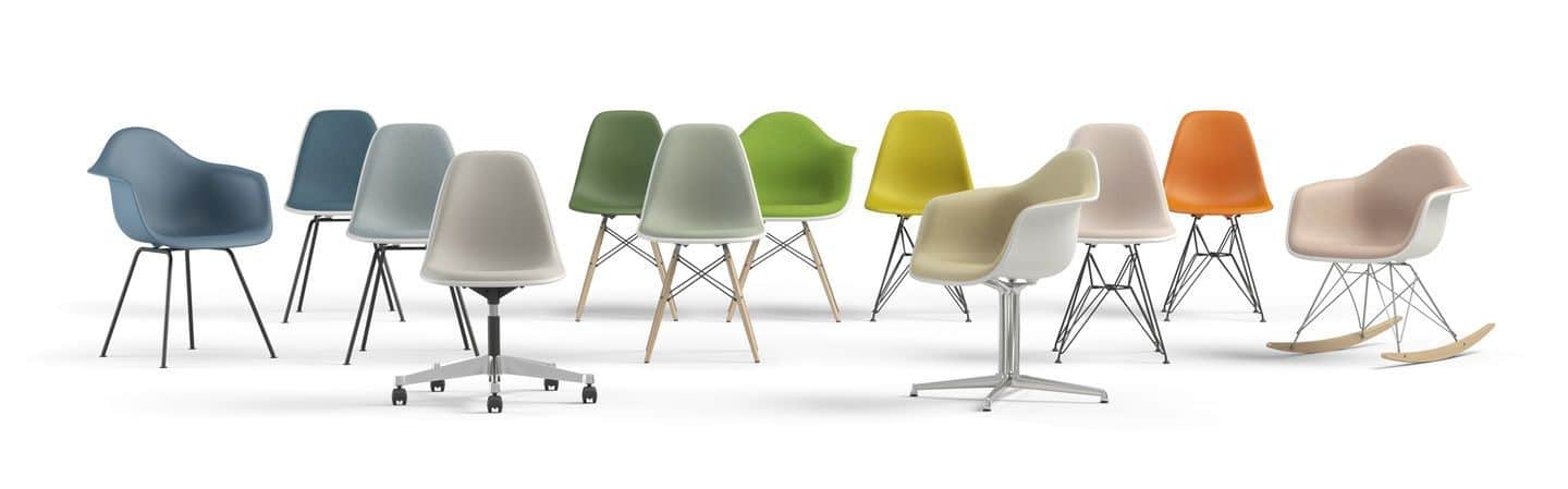 Eames Plastic Chair Collection