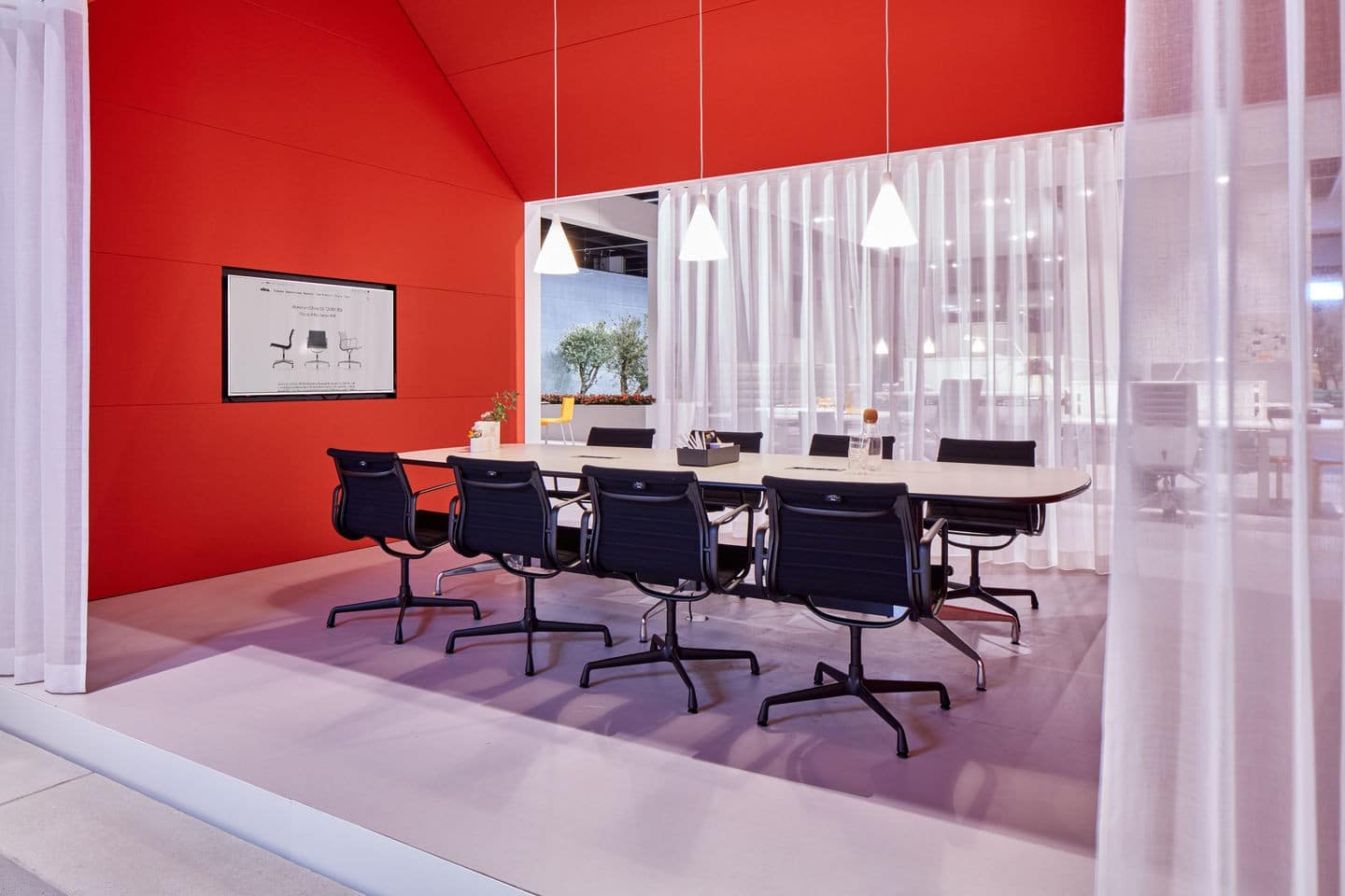 Eames Segmented Tables Meeting