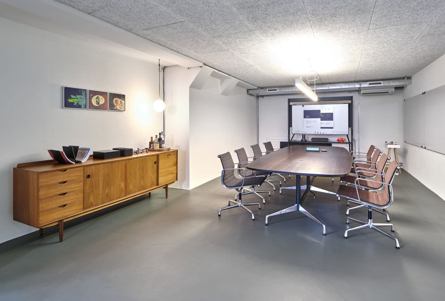 Eames Segmented Tables Meeting