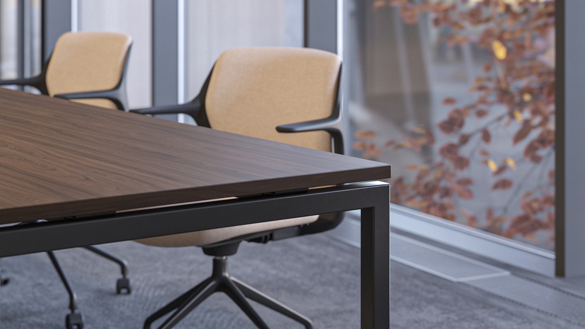 Nova Wood Meeting Table